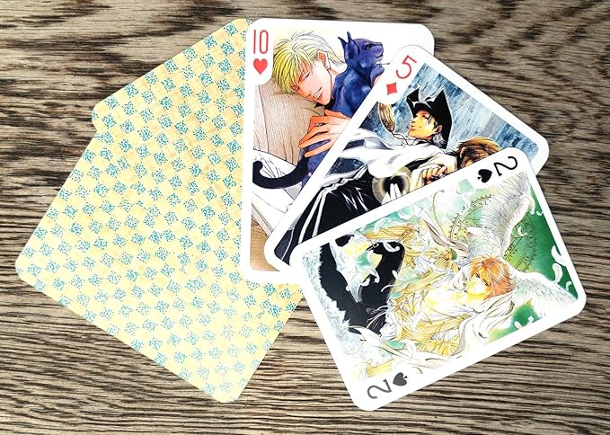 Anime Playing Cards Yaoi Collection # Poker Deck 54 Cards All Different # HIGURI YUU Sayuki Yura Youka Nitta Yaoi Manga Anime