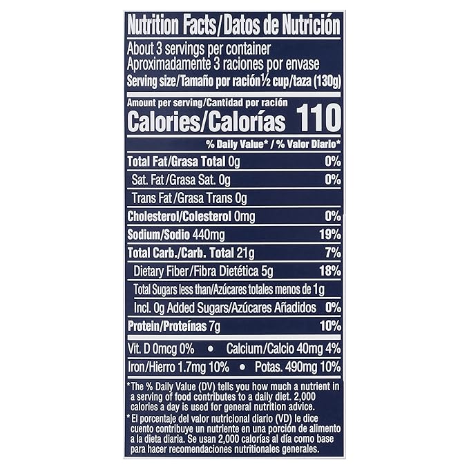 BUSH'S BEST 15 oz Canned Seasoned Recipe Black Beans, Source of Plant Based Protein and Fiber, Low Fat, Gluten Free, (Pack of 12)