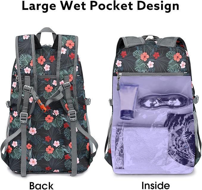 G4Free 40L Lightweight Packable Hiking Backpack, Waterproof Travel Daypack