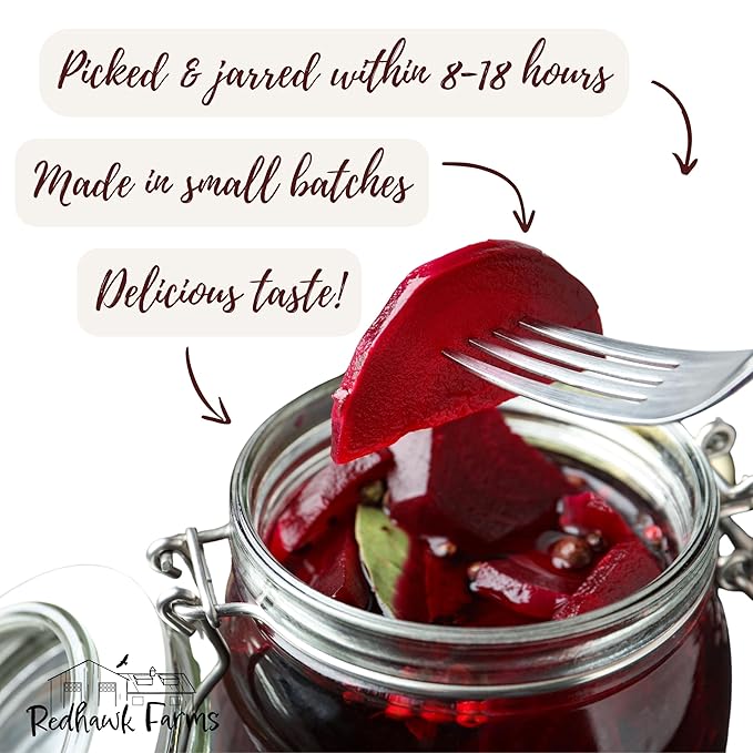 Redhawk Farms Pickled Baby Beets - Made in Amish Country - All Natural