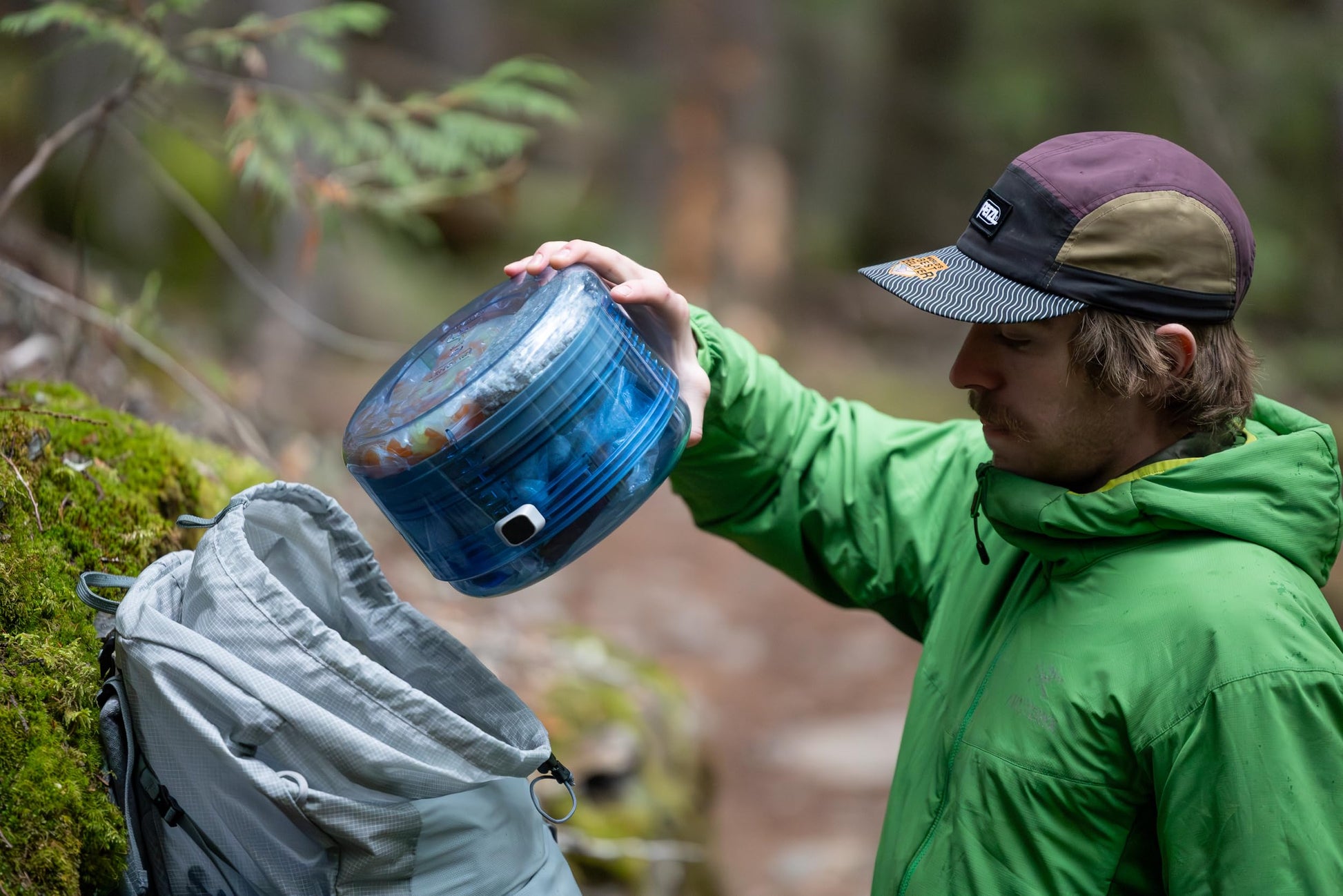 BearVault BV ONE Adjustable Bear Canister for Backpacking and Camping, Expandable & Collapsible
