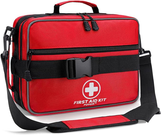 Premium 420 Piece Large First Aid Kit for Home, Car, Travel, Camping, Truck, Hiking, Sports, Office, Vehicle & Outdoor Emergencies - Emergency Medical Kits, Businesses & Home Medical Supplies