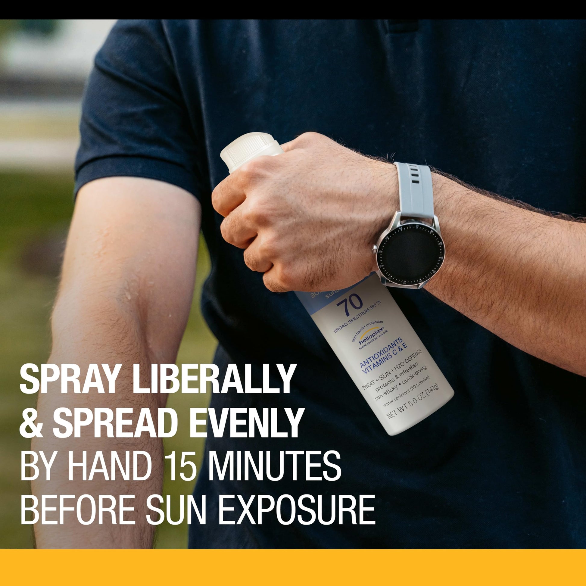 Neutrogena Sport Active Defense Sunscreen Spray SPF 70, 2 x 5 oz