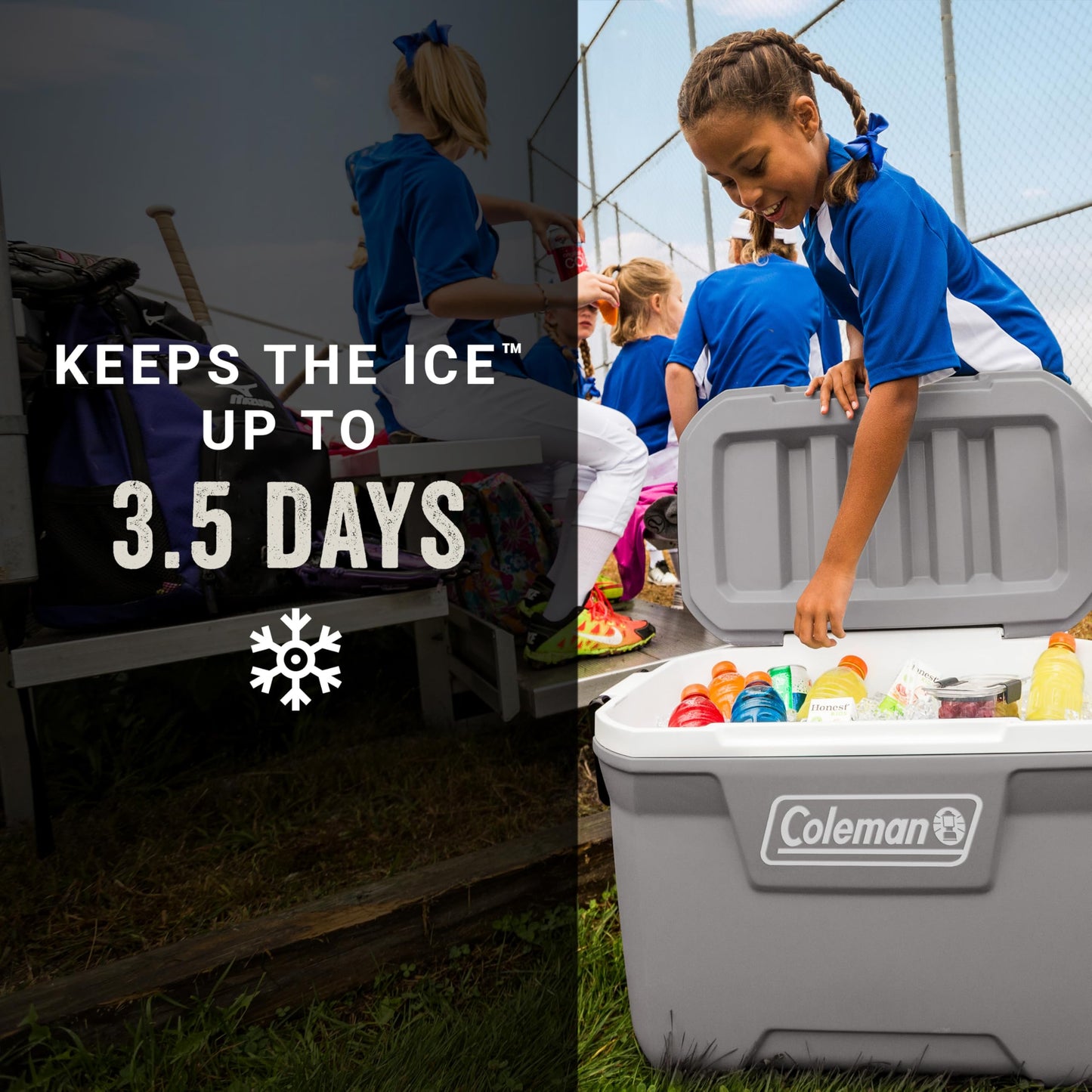 Coleman Classic Series Insulated Portable Cooler, Leak-Resistant Outdoor Hard Cooler Keeps Ice up