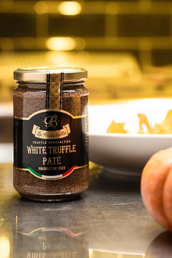 La Rustichella - White Truffle Patè 17.64 oz (500 gr) - 100% Made in Italy | Vegan, Gluten-Free, Cholesterol-Free