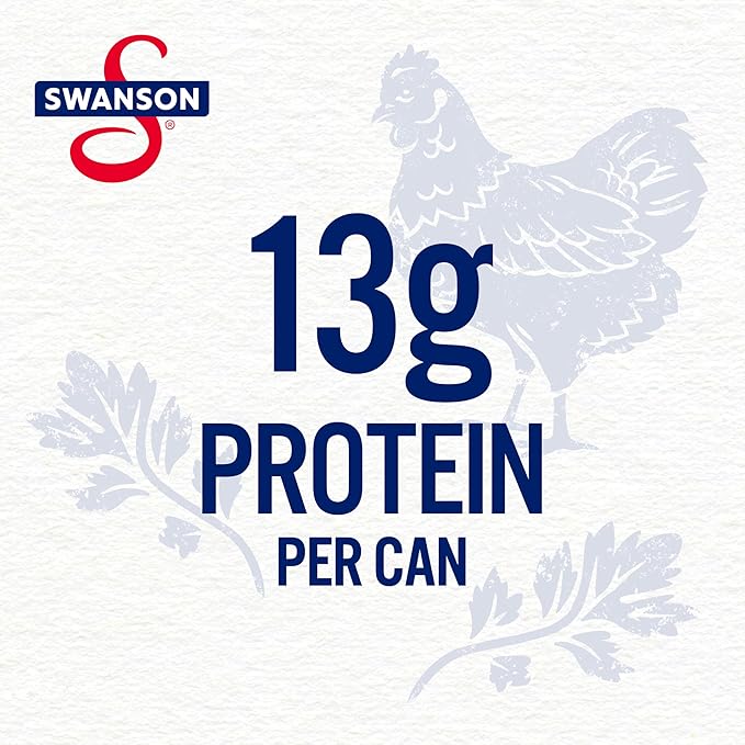 Swanson Canned Chicken and Dumplings With White and Dark Chicken Meat, 10.5 OZ Can (Pack of 4)