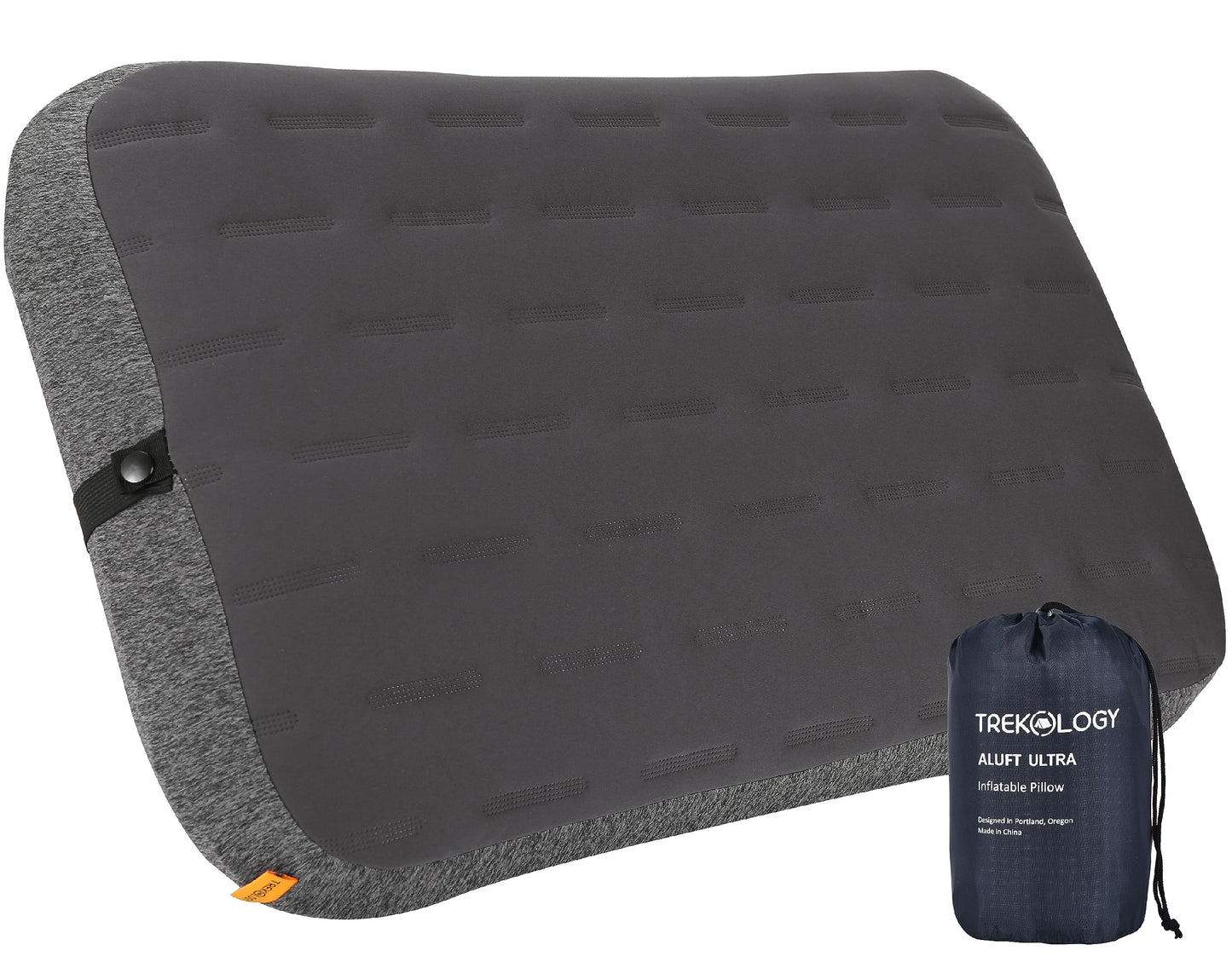 TREKOLOGY Camping Pillow - Large Inflatable (24"x15") for Home-Like Comfort, Portable & Ergonomic