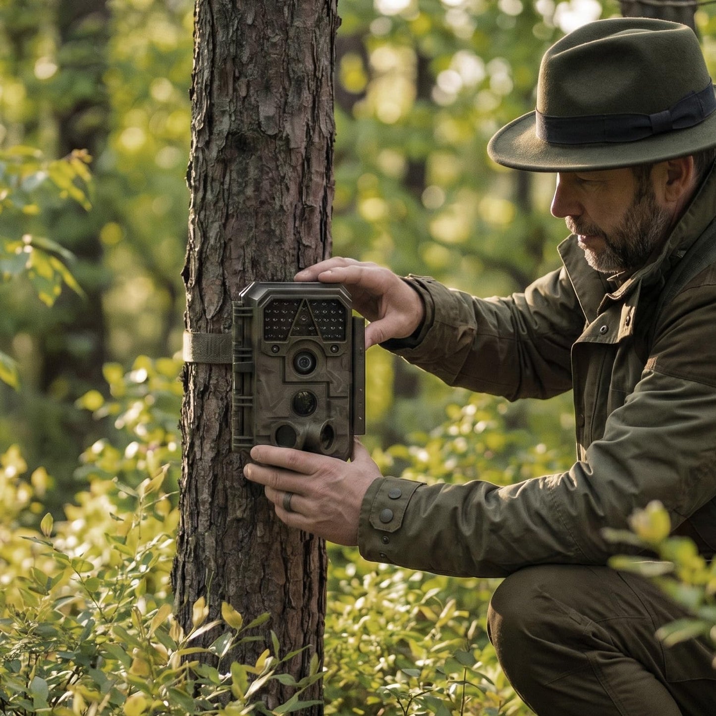 Meidase P70 (Non-Cellular,Non-WiFi) Trail Camera, 64MP 1296p, Game Cameras with No-Glow IR Night