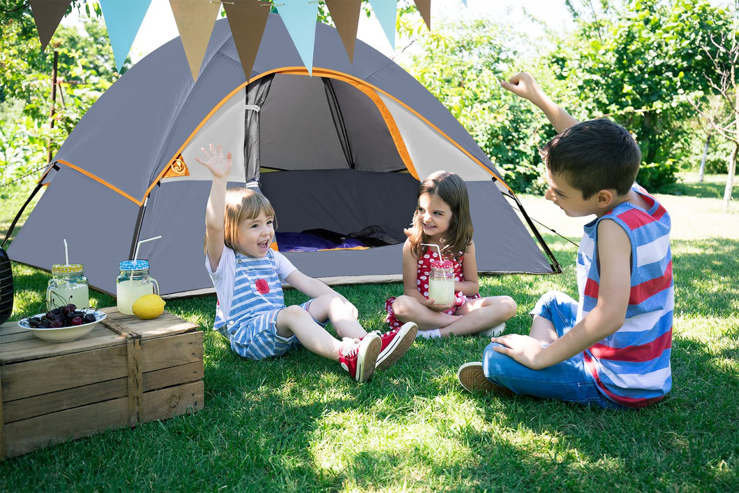 UNP 2 Person Tent for Camping Waterproof Family Dome Tent for Outdoor