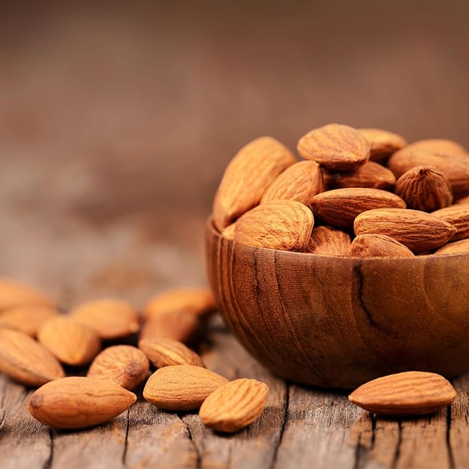 Yupik Nuts Organic Raw European Almonds, 2.2 lb, Non-GMO, Vegan, Gluten-Free (Pack of 6)