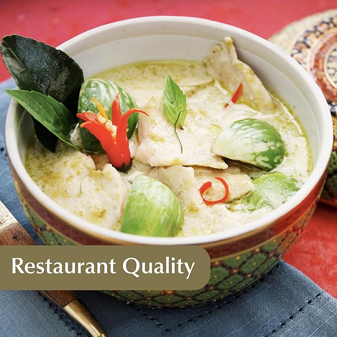 Watcharee's Thai Curry Simmer Sauces - Green Curry | Authentic Thai Recipe, Vegan, Non-GMO, Gluten-Free - Pack of 2 (9.8 fl oz Each)
