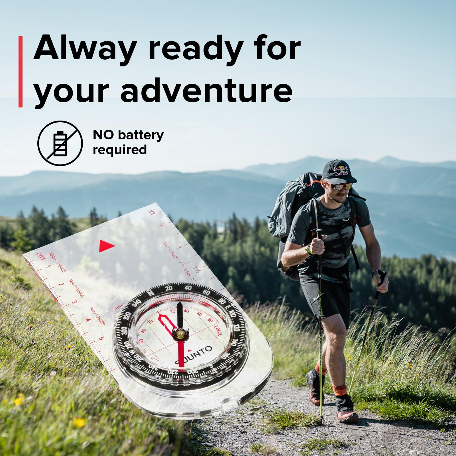 SUUNTO A-10 Compass: Compact, Simple to use Recreational Hiking Compass, Hiking, Boy Scouts