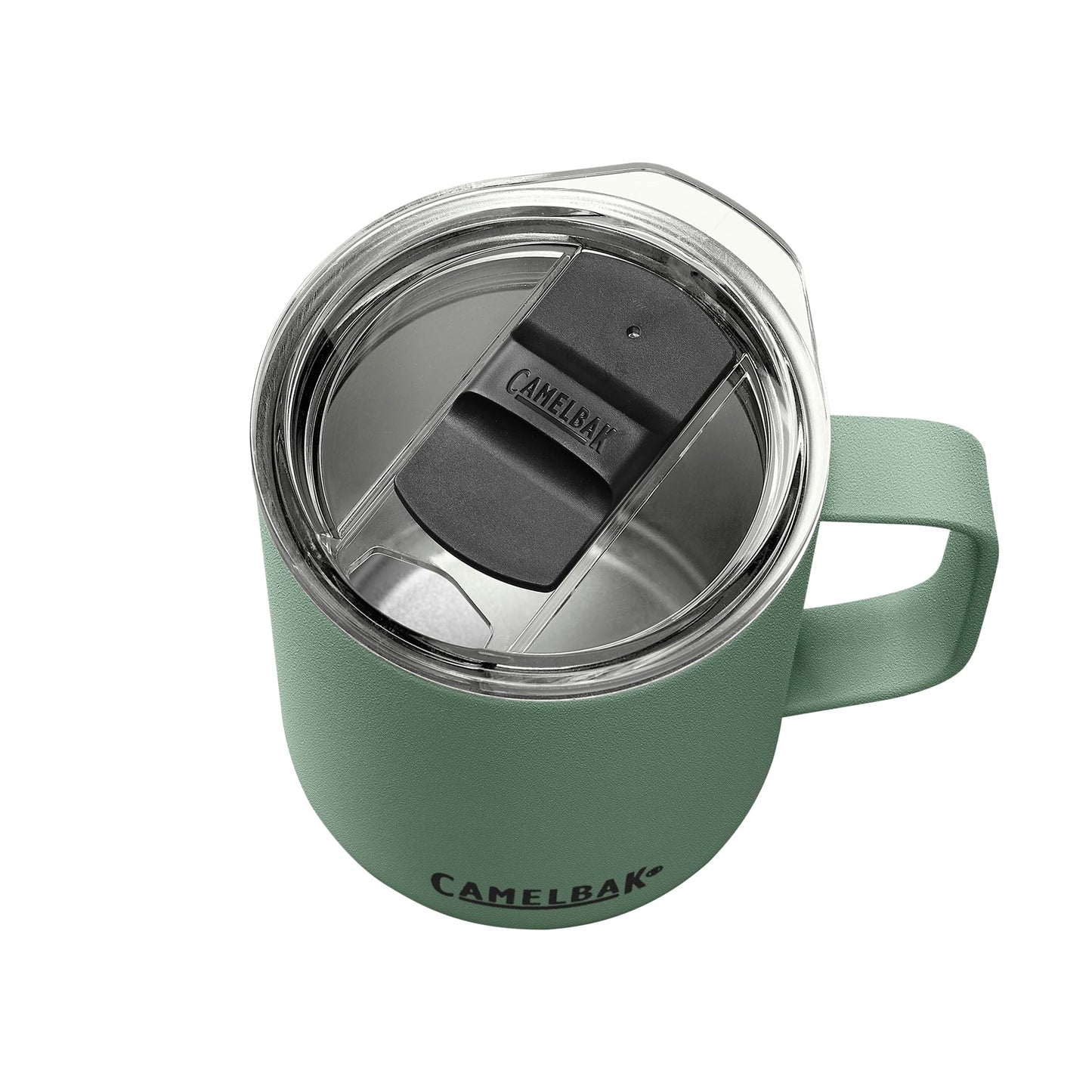 CamelBak Camp Mug Stainless Steel Drinkware 12oz, Moss