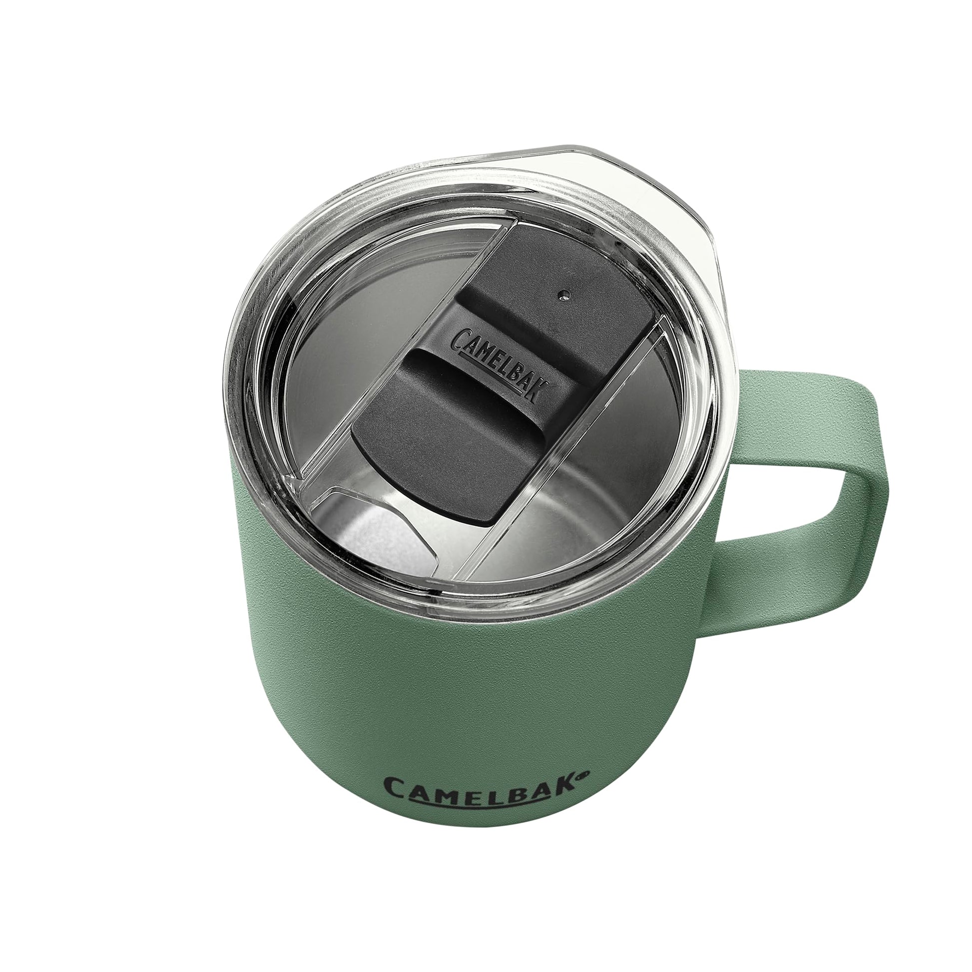 CamelBak Camp Mug Stainless Steel Drinkware 12oz, Moss