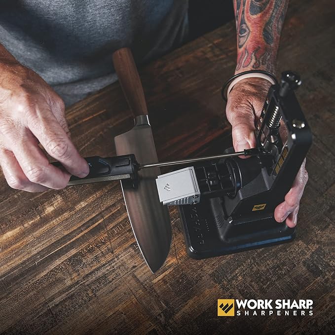Work Sharp Precision Adjust Knife Sharpener Kit, Sharpens All Pocket and Kitchen Knives with ease & control