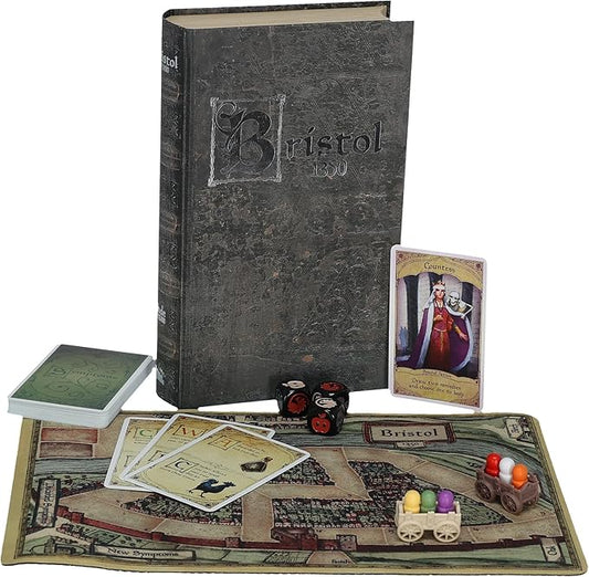 Bristol 1350 Board Game of Strategy, Deceit, and Luck for 1-9 Players
