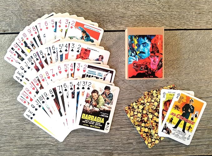 Detective Movie Playing Cards (Poker Deck 54 Cards All Different) Vintage Movie Posters Crime Hardboiled Detective Action Movies Film Noir