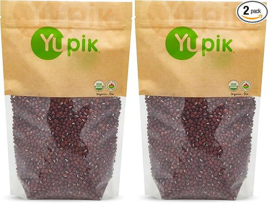 Yupik Organic Adzuki Beans, 2.2 lb (Pack of 2)