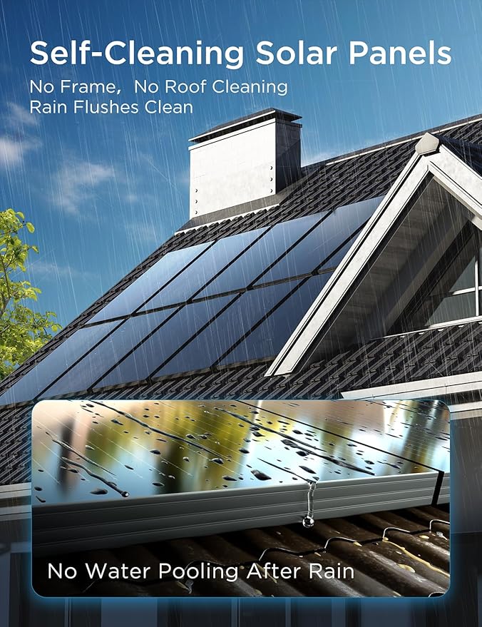 STAR 400W Solar Panels, 200W 2PCS 12/24V Monocrystalline Solar Panel, High-Efficiency Full-Screen Design, Maintenance-Free, for RV, Marine, Roof, Home, Off-Grid Applications (200W 2PCS)