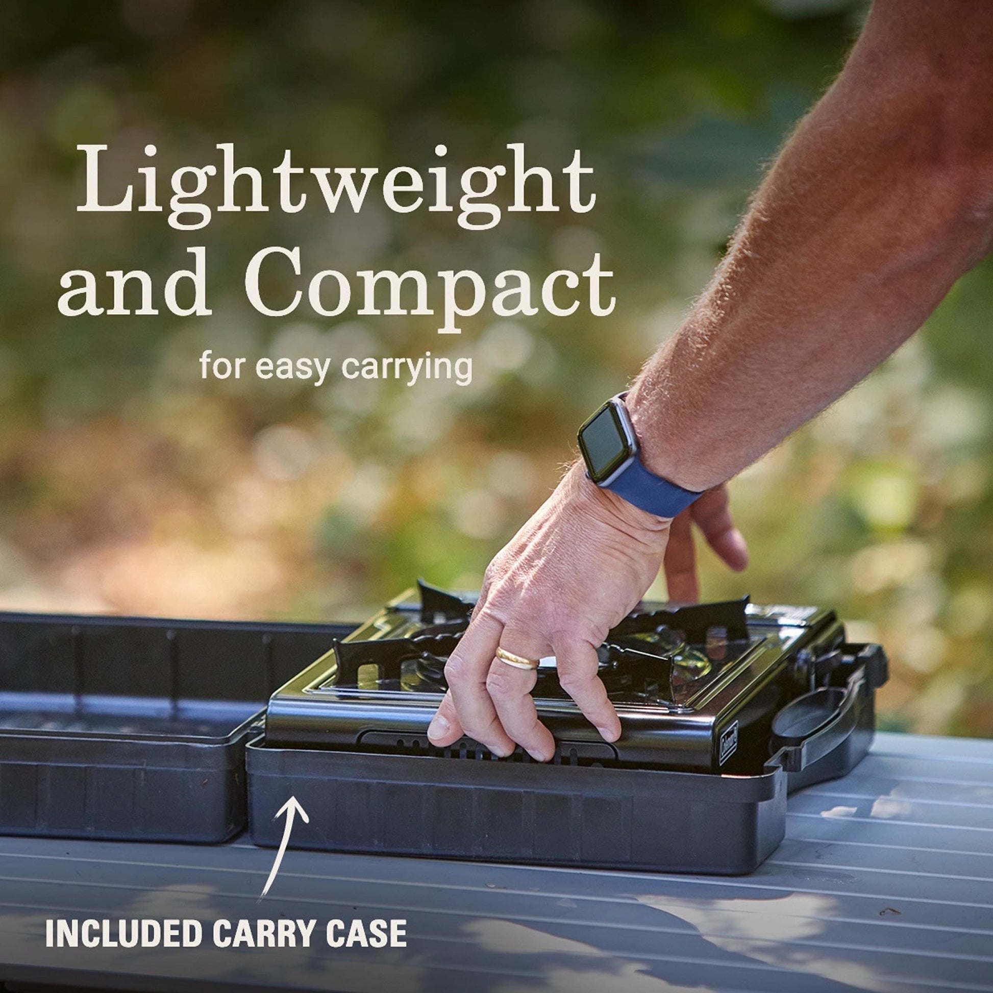 Coleman Classic 1-Burner Butane Stove, Portable Camping Cooktop with Carry Case & InstaStart