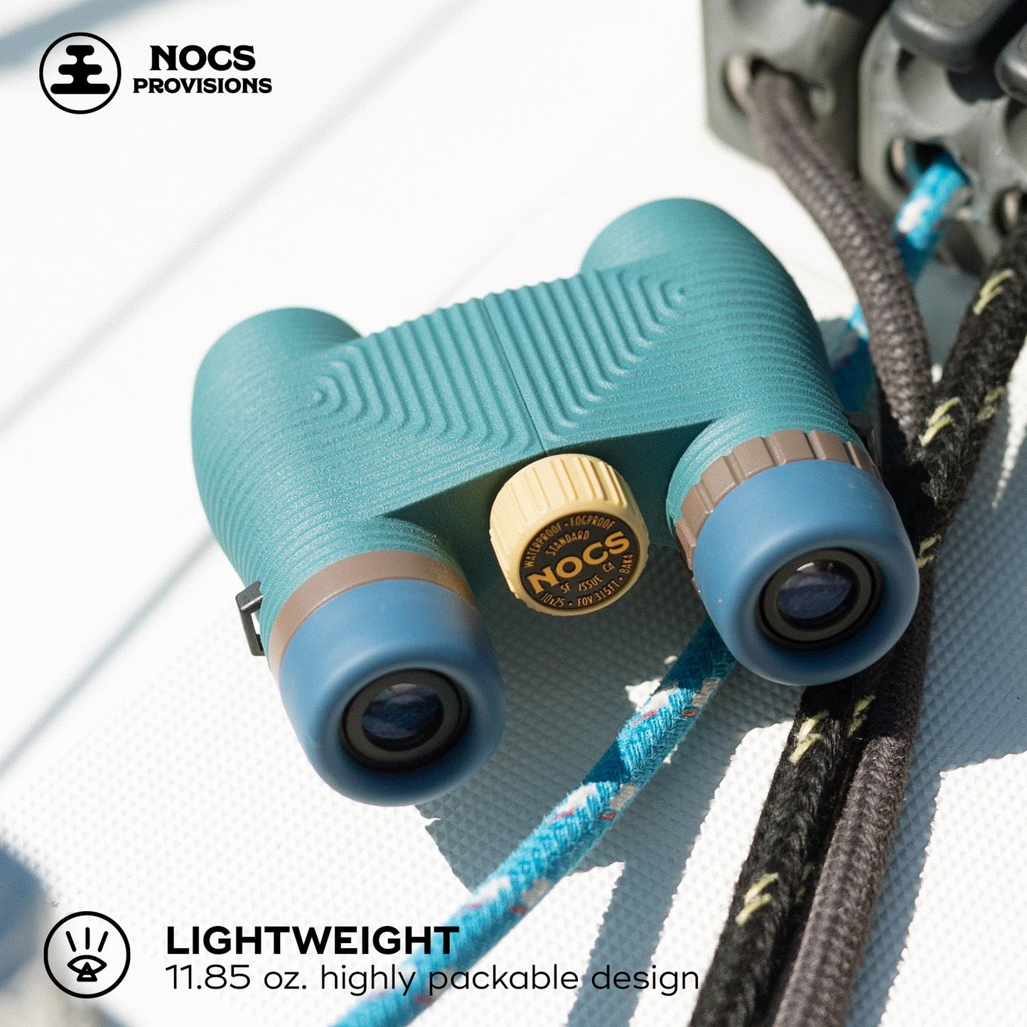 Nocs Provisions Standard Issue 10x25 Binoculars, Waterproof, Bird Watching