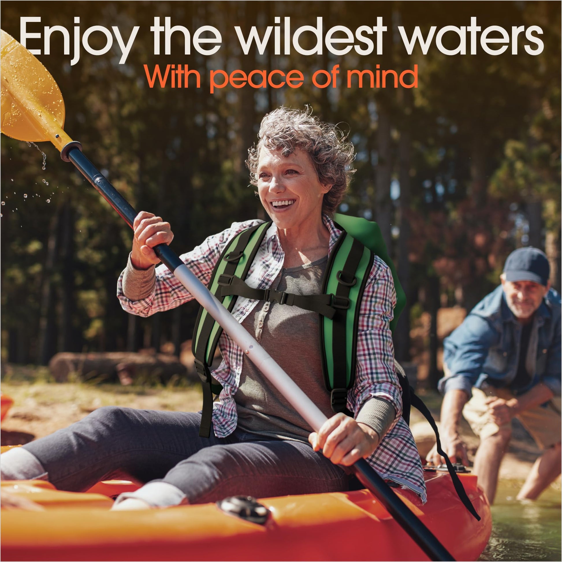 Earth Pak 10L Waterproof Dry Bag - Marine Roll Top Dry Sack for Kayaking