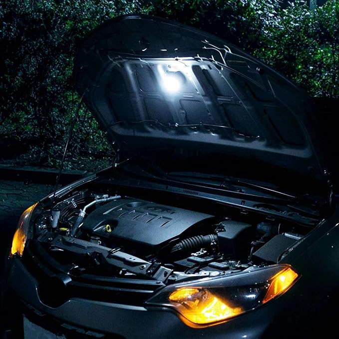 AlltroLite 2 Pack LED Camping Lantern - Battery Powered LED Lantern, Waterproof Lantern, Perfect Mini Lantern Light with Magnetic Base for Hurricane Emergency, Outdoor, Hiking, Home and Car