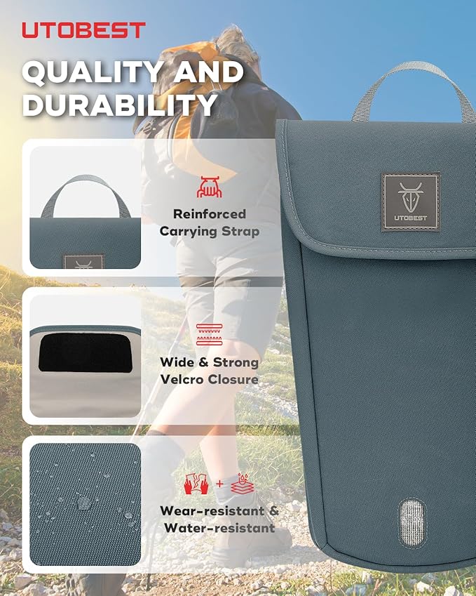 Insulated Insulation Bag, Fits 2L&3L Hydration Water Bladders, Lightweight & Water Resistant, Bladder is NOT Included