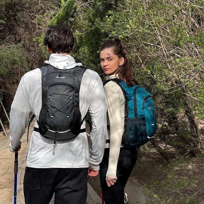 15L Small Hiking Backpack Lightweight Hydration Backpack for Men Women, Warterproof Hiking Daypack for Travel Cycling