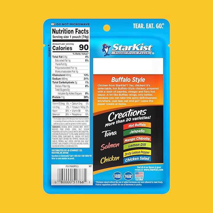 StarKist Chicken Creations BOLD Buffalo Style - 2.6 oz Pouch