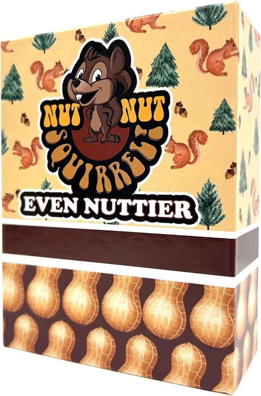 nut nut Squirrel! Even Nuttier - Try to Tame Those Silly Squirrels in This Nuttier Version of Nut Nut Squirrel! an exciting, Strategic Card Game That The Entire Family Will Enjoy! from PBN'J Games