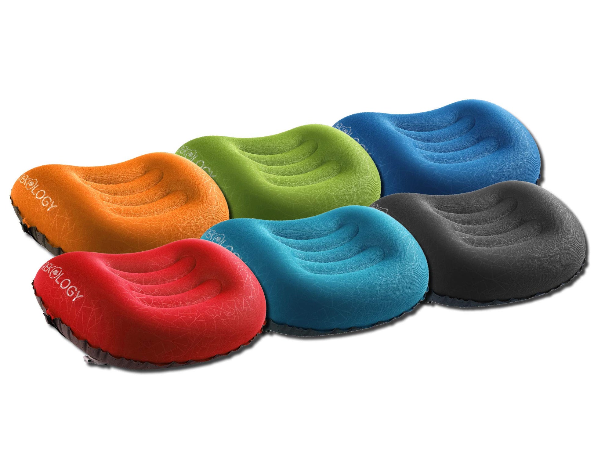 TREKOLOGY Ultralight Inflatable Camping Travel Pillow - ALUFT 2.0 Compressible, Compact