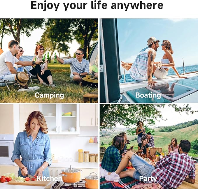 BODEGACOOLER 12 Volt Portable Refrigerator,53 Quart Car Fridge Freezer Dual Zone APP Control,（50L）-4℉-68℉ RV Car Cooler 12/24V DC and 100-240V AC for Outdoor,Vehicles,Camping,Travel