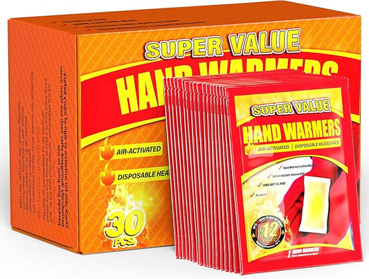 Hand Warmers Disposable 500/375/240/125/90/55/30 Pcs, Long-Lasting Up to 12 Hours for Warm Body, Safe Portable Hand Warmers for Camping, Fishing, Winter for Women Men Mom Dad