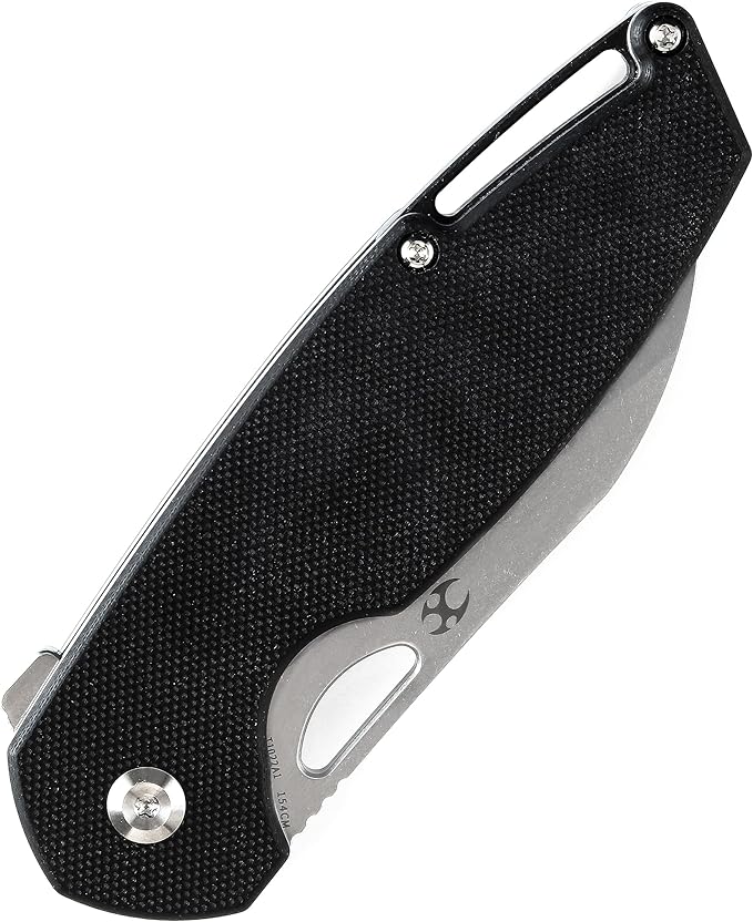 KANSEPT Model 6 Pocket Knife EDC Camping 3.1'' 154CM Material with Black G10 Handle Everyday Carry Folding Knife T1022A1