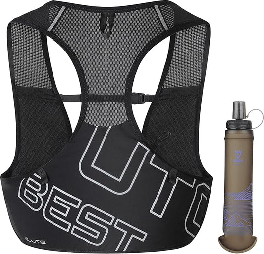Running Vest for Women Men, Ultra-Light Minimalist Hydration Vest, Breathable Reflective Running Gear for Trail Hiking Jogging