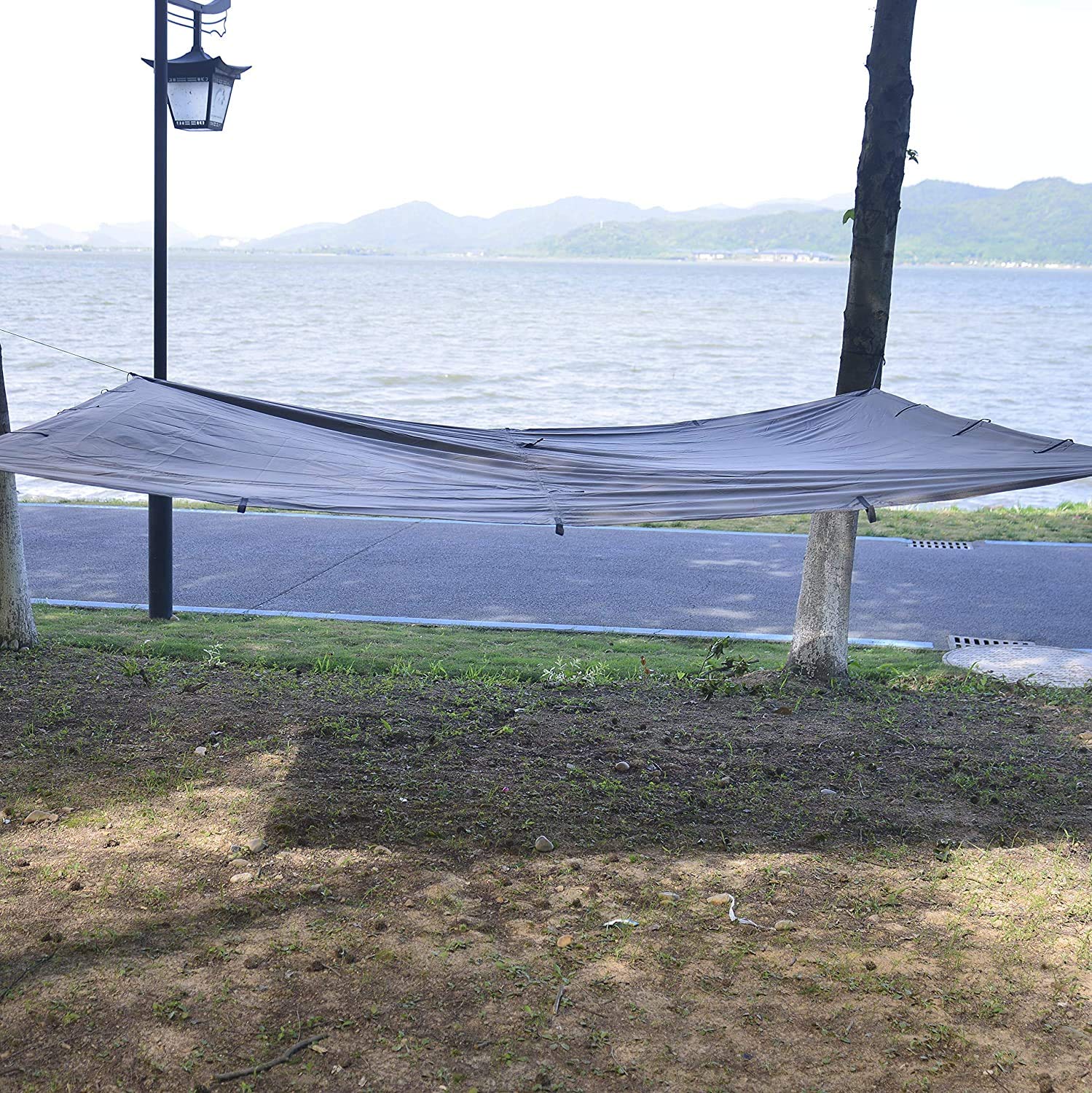 KALINCO Waterproof Camping Tarp Tent Hammock Rain Fly, 10X10FT/10X15FT, Mutifunctional Tent