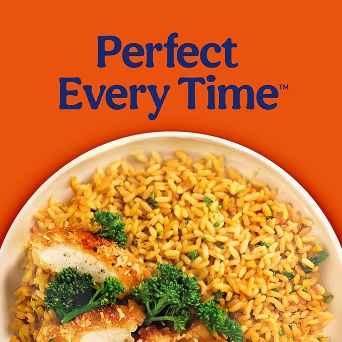 BEN'S ORIGINAL Ready Rice Cheddar Broccoli Flavored Rice, Easy Dinner Side, 8.5 oz Pouch (Pack of 12)