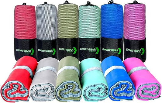 Quick Dry Camping & Travel Towel-Microfiber Travel Sports Towel, Microfiber Beach & Gym Sweat Towels For Men & Women Body, Travel Towels Fast Drying Lightweight, Quick Dry Towels For Travel