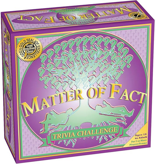 Matter of Fact ??Fast-Paced, Rapid-Fire Trivia Challenge with Quirky Categories ??Adult & Family Game Night Fun