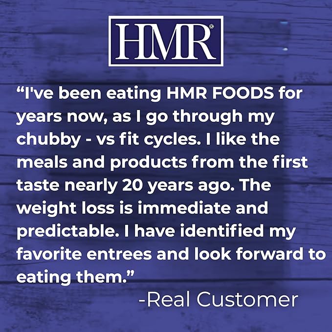 HMR Creamy Mac and Cheese Entrée | Pre-packaged Lunch or Dinner to Support Weight Loss | Ready to Eat | Vegetarian | 10g of Protein | Low Calorie Food | 8oz Serving per Meal | Pack of 6