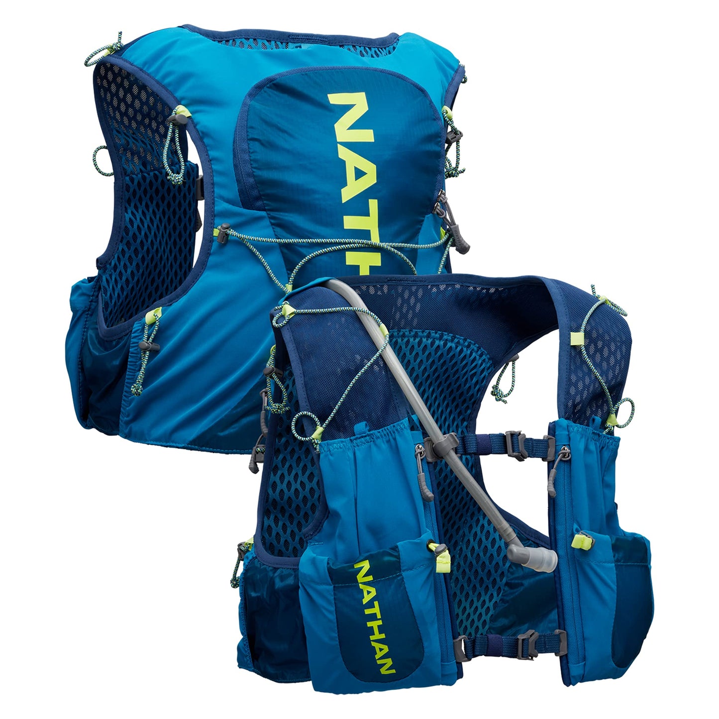 Nathan Vapor Air 3.0 7 Liter Hydration Vest w/ 2L Bladder, Air Mesh Shoulder Straps, Front Pockets