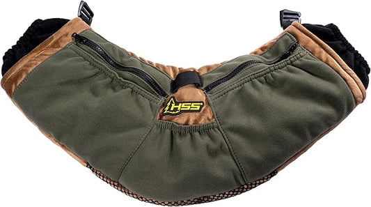 Hunter Safety System Saddle Muff: Essential Cold Weather Gear for Hunting or Fishing - Polar Fleece Hand Warmer with J-Hooks & Storage Pockets - Top Hunting Accessories for Comfort & Protection