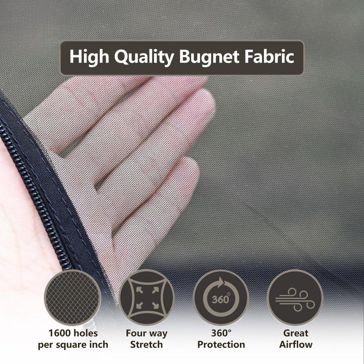 Onewind Camping Mosquito Net for Cot, Shelter Bugnet Camping Screen Room