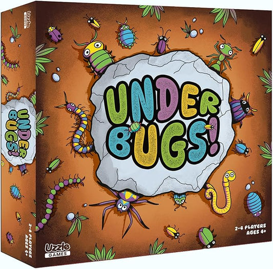 UnderBugs ??Memory Card Game for Kids - Ages 4+ - Bug Matching Fun Family Game ??16 Rock, 20 Magnifying Glass Cards, Educational Puzzle Game for 2-4 Players