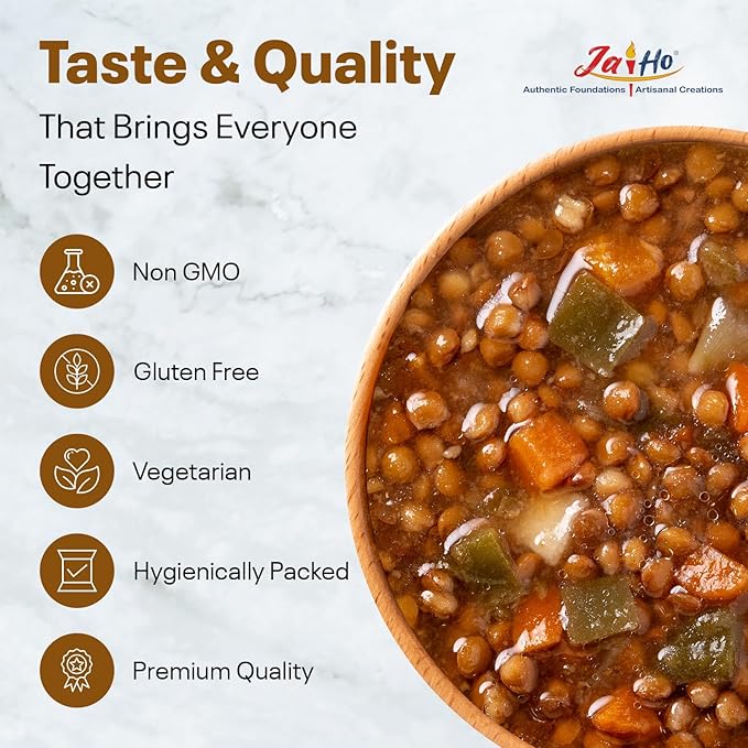 Jai Ho Certified Organic Kabuli Chana Garbanzo Beans 4 lb | Chickpeas Lentils | Indian Kabuli Chole Chana | USDA Organic | Non-GMO | Chemical-Free | Premium Quality Kosher (4 Pound, Kala Chana)