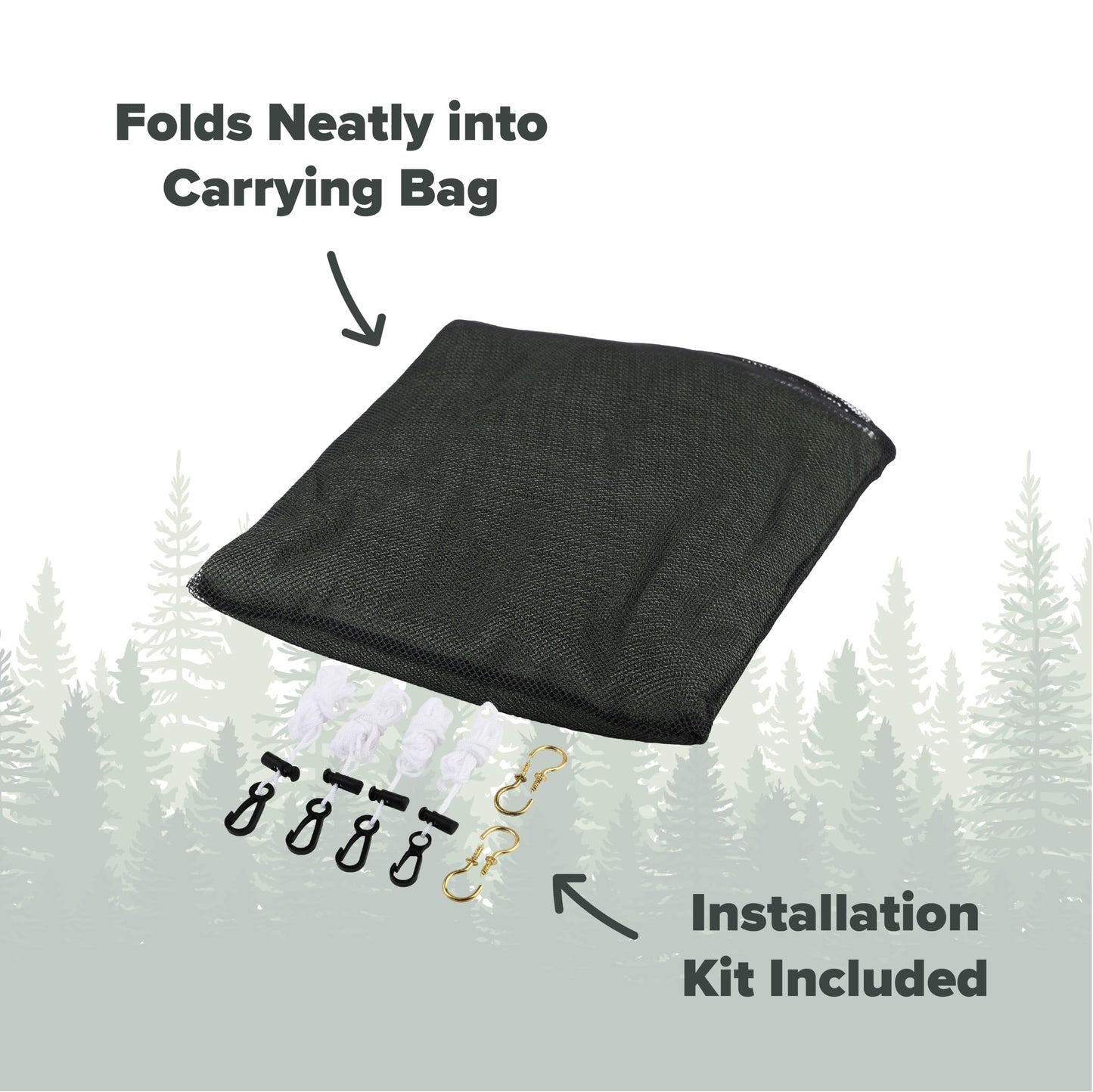 Coghlan's Double Rectangular Mosquito Net – Insect Protection for Camping, Hiking & Travel – Fits