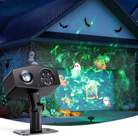 Govee Outdoor Decoration Projector Light, 20W LED Snowflake Projector, IP67 Waterproof, 180° Rotation, 20 HD Effects & 58 Scene Modes with App Control, Works with Alexa, Google Assistant, Matter