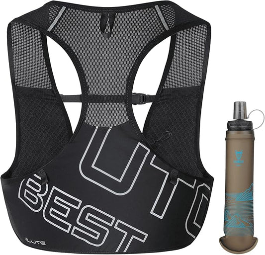Running Vest for Women Men, Ultra-Light Minimalist Hydration Vest, Breathable Reflective Running Gear for Trail Hiking Jogging