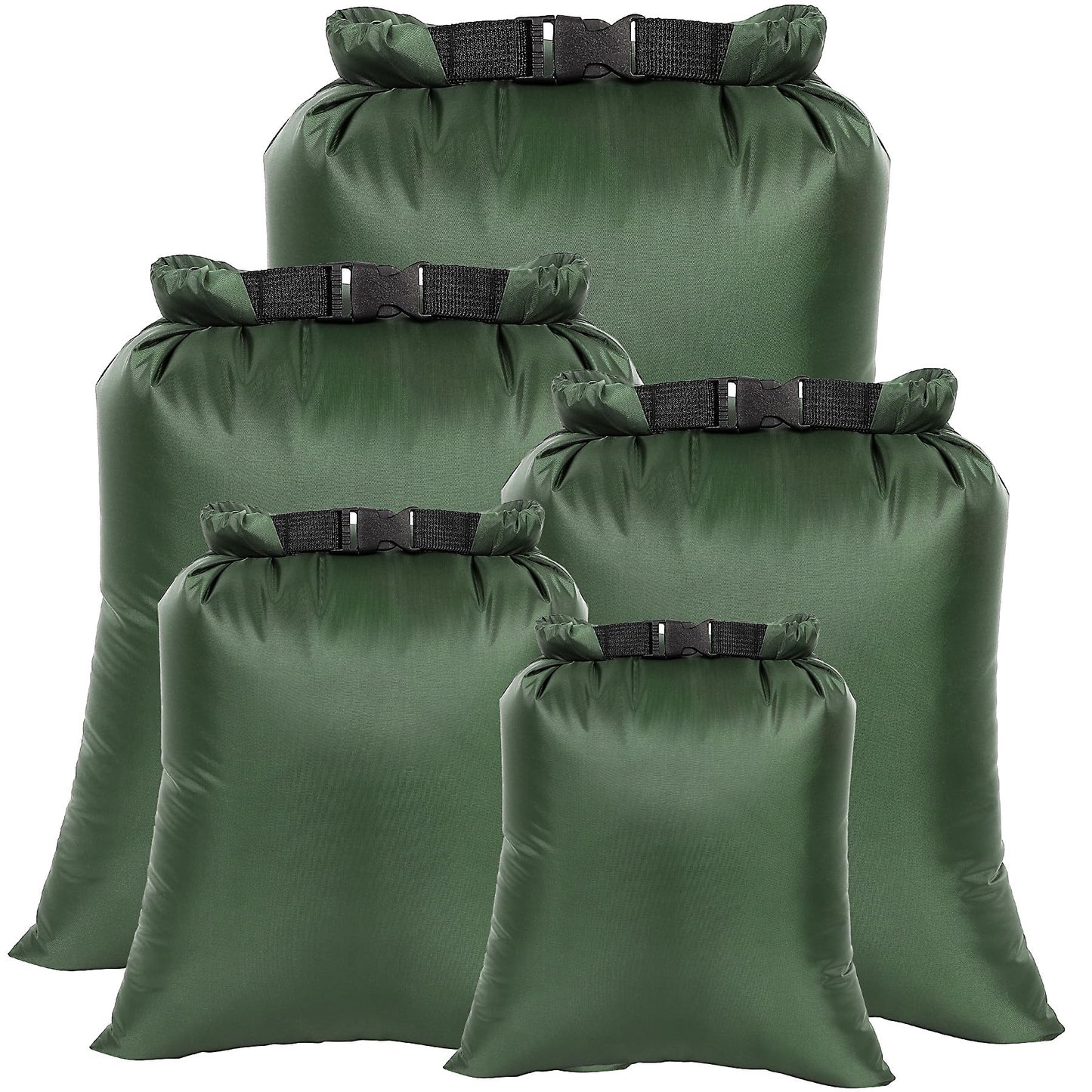Ucolofun Dry Bags Waterproof Set, 5 Packs Ultralight Waterproof Bags Small Stuff Sack Water Proof